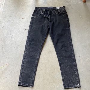 Philipp Plein Distressed Black Jeans